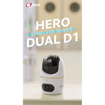 Picture of Dahua Hero H3D-3F 3+3MP / H5D-5F 5+5MP Dual Lens WiFi IP Camera | Full Color Night Vision | AI Human & Pet Detection | Dual Band WiFi 2.4G/5G | Auto Tracking | Two-Way Audio | Indoor CCTV Camera 