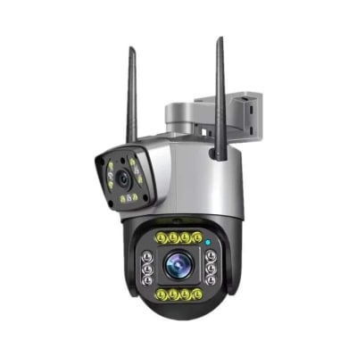 Picture of V380 Pro SC02 Dual Lens 4MP Outdoor IP Camera | 4G SIM + WiFi + LAN | Auto Tracking | Color Night Vision | Two-Way Audio | IP66 Waterproof 