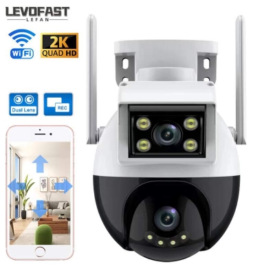 Picture of Dual Lens Mini Ip Camera White & black