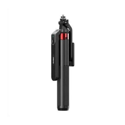 Picture of ULANZI MA09 Extendable Tripod & Selfie Stick | 180cm Height | Foldable Portable Tripod | Smartphone & Camera Stand | Bluetooth Remote Compatible | Vlogging & Live Streaming Tripod Black