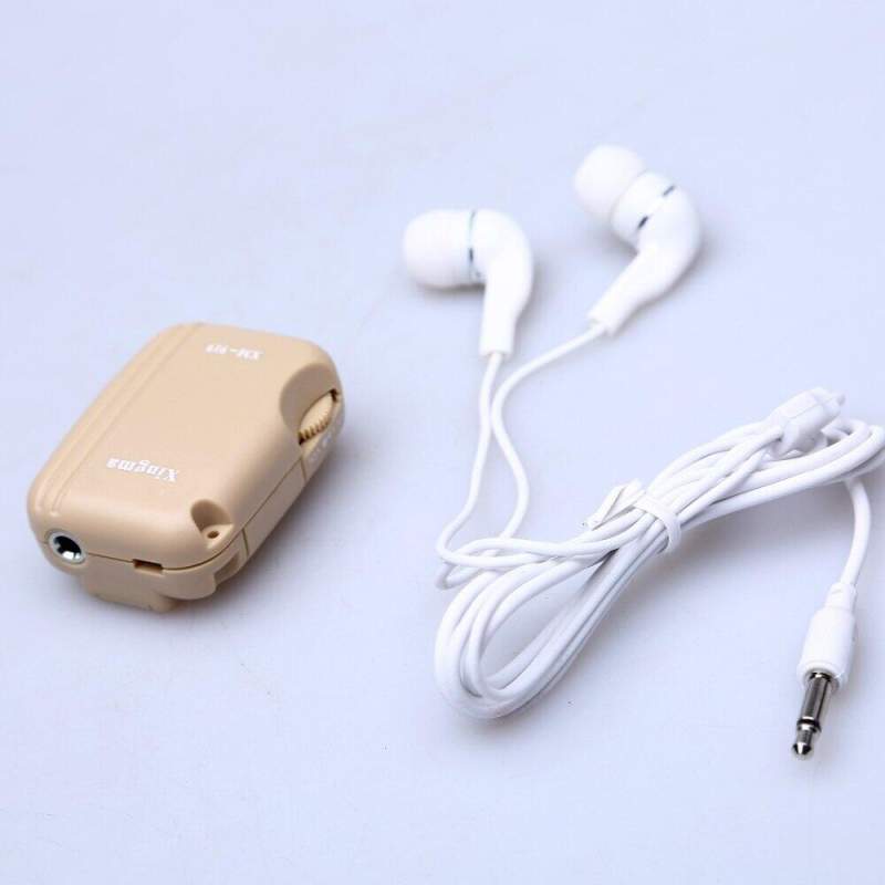 Picture of XINGMA XM-919T Pocket Hearing Aid | Behind-the-Ear Sound Amplifier | Adjustable Volume | Lightweight Hearing Ear Machine for Seniors & Adults White