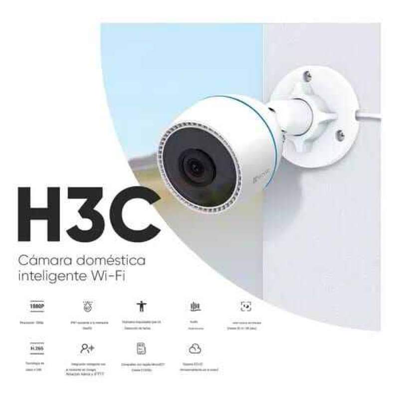 Picture of H3c  Wi-Fi Smart Home Camera  image Reliable protection simplified  If you’re looking for a simple, sturdy and smart camera that is very affordable at the same time, the H3c is possibly the best option you will find. The camera is well-designed to deliver White