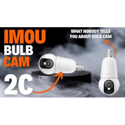 Picture of IMOU Bulb Cam 2C (3.6mm) (3.0MP) Wi-Fi Bulb IP Camera | 3MP Ultra HD | Color Night Vision | AI Human Detection | Two-Way Audio White