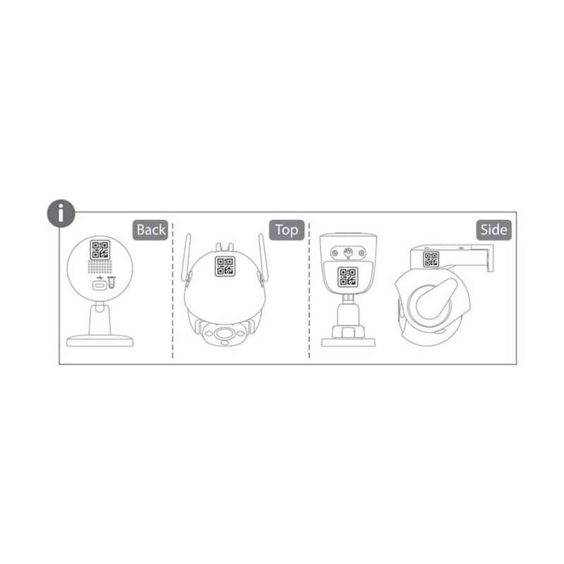 Picture of IMOU Bullet 2E (3.6mm) (3MP) Wi-Fi Bullet IP Camera | Smart Color Night Vision | AI Human Detection | IP67 Weatherproof | Built-in Spotlight White