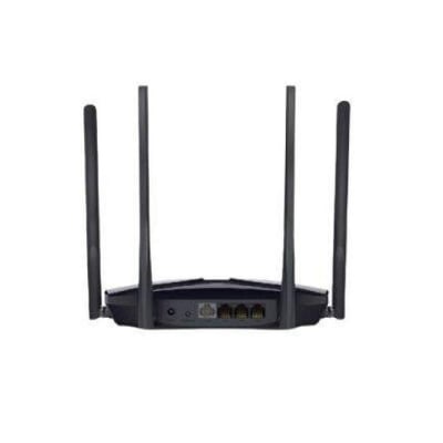 Picture of Hikvision DS-3WR12C AC1200 Dual Band WiFi Router | 1200Mbps | 4 High Gain Antennas | MU-MIMO | Beamforming | Guest WiFi Black