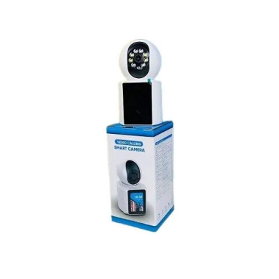 Picture of Q25 Display Doll 3MP WiFi Smart IP Camera with Video Calling Display | 360° PTZ | Two-Way Audio | Motion Detection | Night Vision | V380 App White