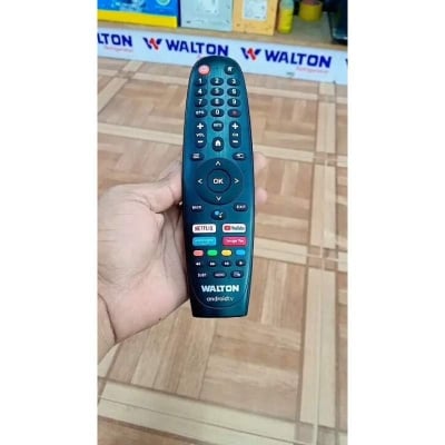 Picture of Walton Smart LED TV Voice Remote Control | Bluetooth Voice Remote | Google Assistant Compatible Black