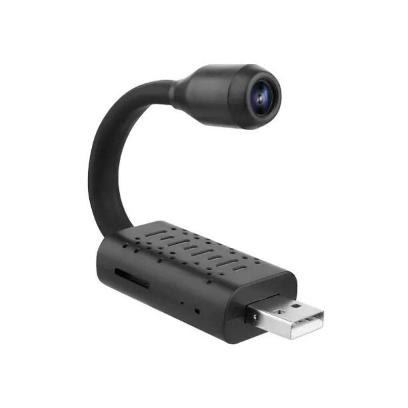 Picture of USB Mini WiFi IP Camera 1080P Full HD | V380 App | Motion Detection | 160° Wide Angle | Remote View | Hidden Security Camera Black