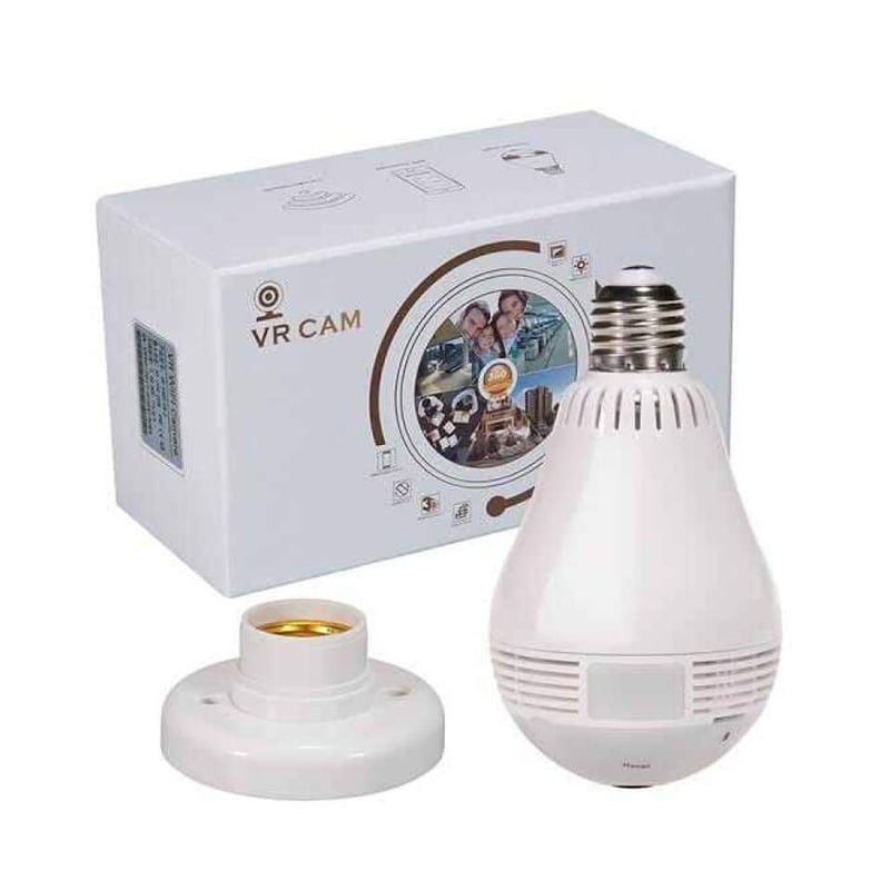 Picture of V380 Pro Panoramic 360° Fisheye WiFi IP Camera | 2MP HD | Two-Way Audio | Night Vision | Remote Monitoring | Indoor Security CCTV Camera White