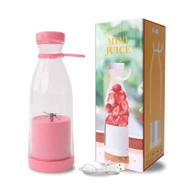 Picture of Electric Portable Mini Juicer Bottle | USB Rechargeable Personal Blender | 350ML Smoothie Maker | 6 Blade Fruit Juicer Cup | Wireless Portable Blender Multicolor