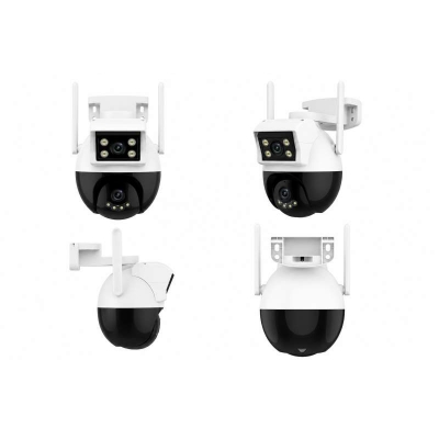Picture of Dual Lens Mini Ip Camera White & black