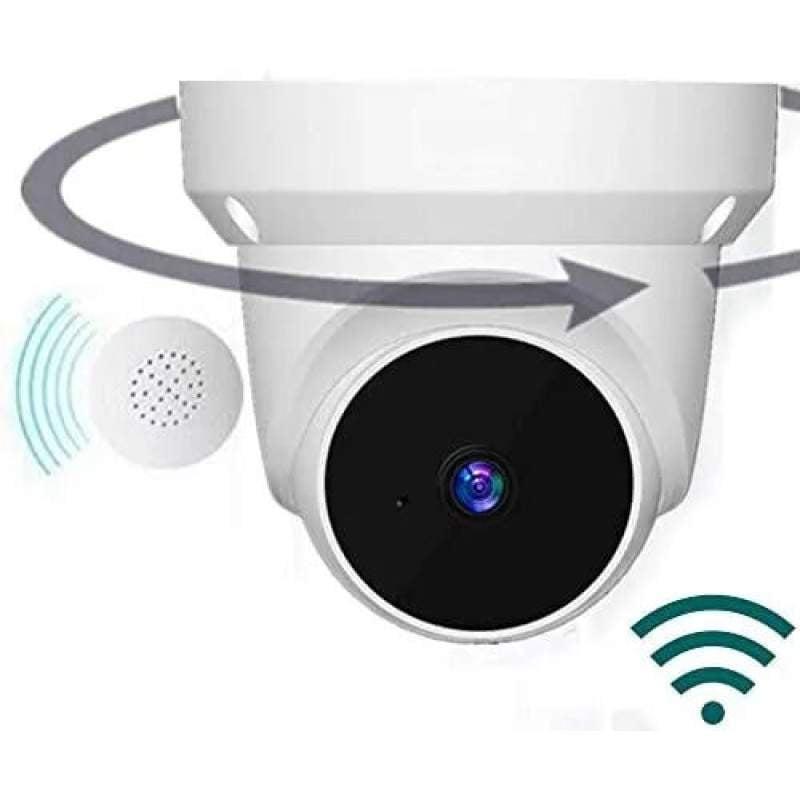 Picture of V380 Q1 3MP WiFi IP Dome Camera | H.265 | 355° Pan Tilt | Two-Way Audio | Night Vision | Motion Detection | Indoor & Outdoor Security Camera White