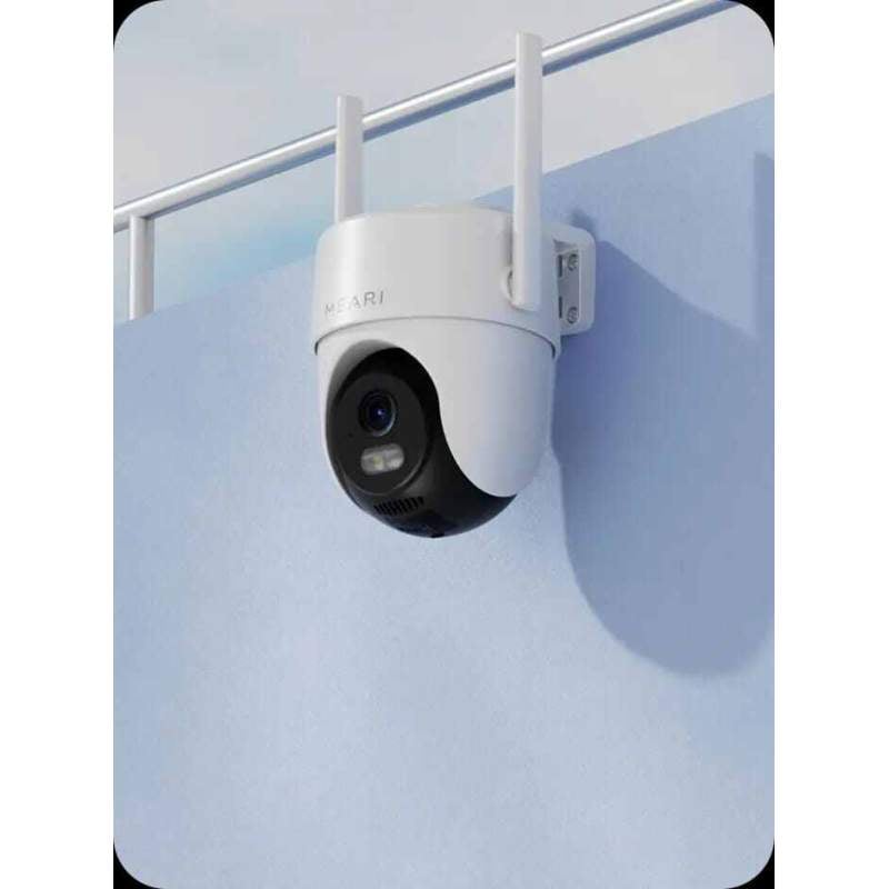 Picture of Meari S2 Plus 4MP Outdoor Smart PTZ WiFi IP Camera | AI Human Detection | Auto Tracking | Color Night Vision | Two-Way Audio | IP66 | Dual Band WiFi | 10 Years Free Cloud Storage White