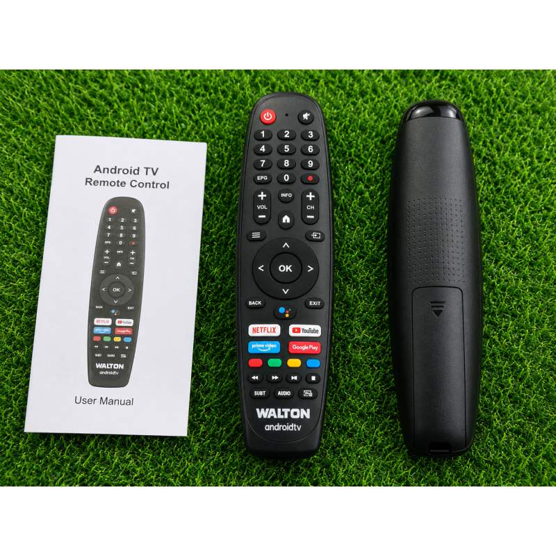 Picture of Walton Smart LED TV Voice Remote Control | Bluetooth Voice Remote | Google Assistant Compatible Black
