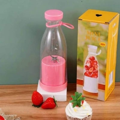 Picture of Electric Portable Mini Juicer Bottle | USB Rechargeable Personal Blender | 350ML Smoothie Maker | 6 Blade Fruit Juicer Cup | Wireless Portable Blender Multicolor