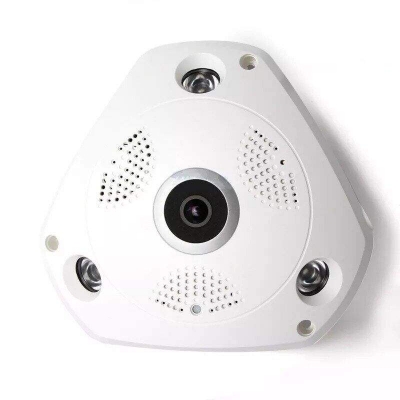 Picture of Q8 VR Cam 3MP Outdoor WiFi IP Camera | 360° Panoramic | Two-Way Audio | Color Night Vision | Motion Detection | Waterproof CCTV White