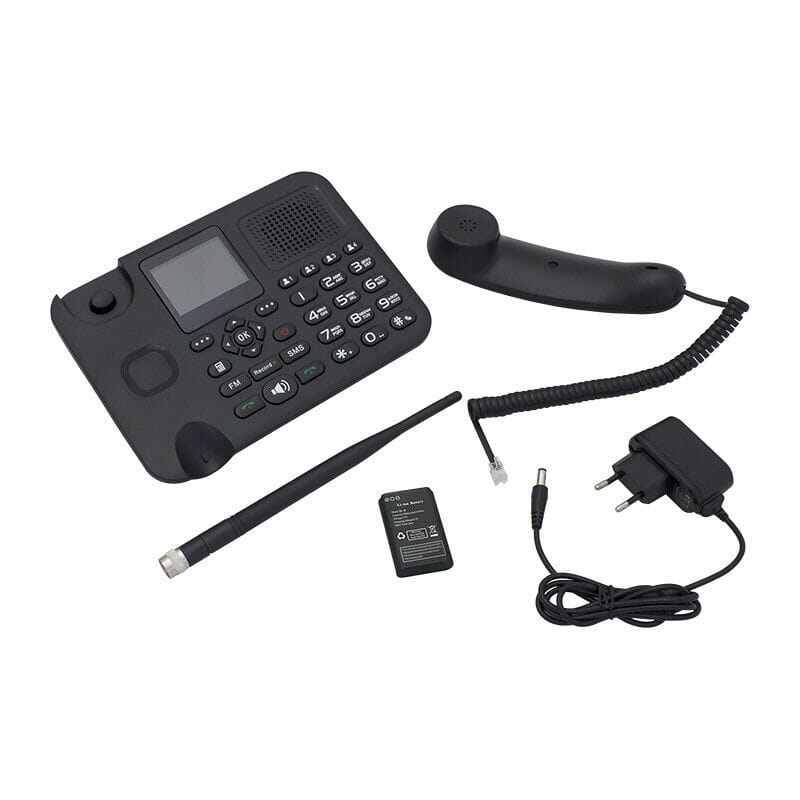 Picture of DLNA ZT9000 2sim Telephone with Colorful LCD for Office Home Black
