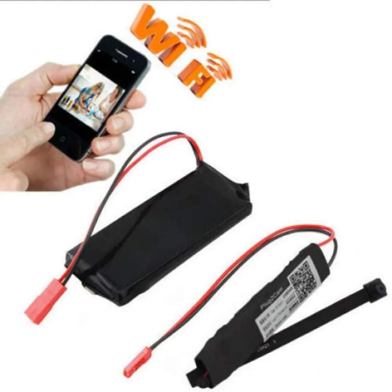 Picture of Full HD 1080P Wifi ip P2P Module Mini DV DVR Wireless IP Surveillance Security Ribbon Camera-S06 Black