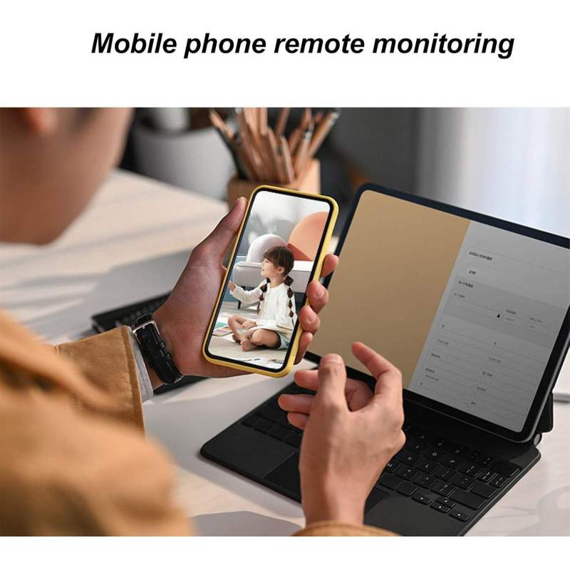 Picture of Bewinner 1080P Wireless Indoor WiFi IP Camera | V380 Pro App | AI Human Detection | Night Vision | Two-Way Audio | Battery Powered Security Camera White