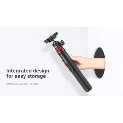 Picture of Ulanzi MT-44 Extendable Vlog Tripod | Selfie Stick with Phone Holder | Camera Tripod for Mobile, DSLR, Mirrorless & Action Camera Black