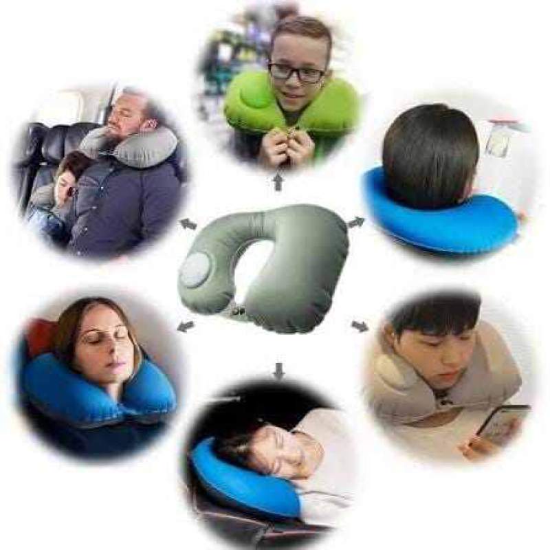 Picture of Travel pillow vibrating Neck Massage Cushion pillow Multicolor