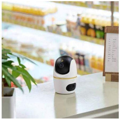 Picture of Dahua Hero H3D-3F 3+3MP / H5D-5F 5+5MP Dual Lens WiFi IP Camera | Full Color Night Vision | AI Human & Pet Detection | Dual Band WiFi 2.4G/5G | Auto Tracking | Two-Way Audio | Indoor CCTV Camera 