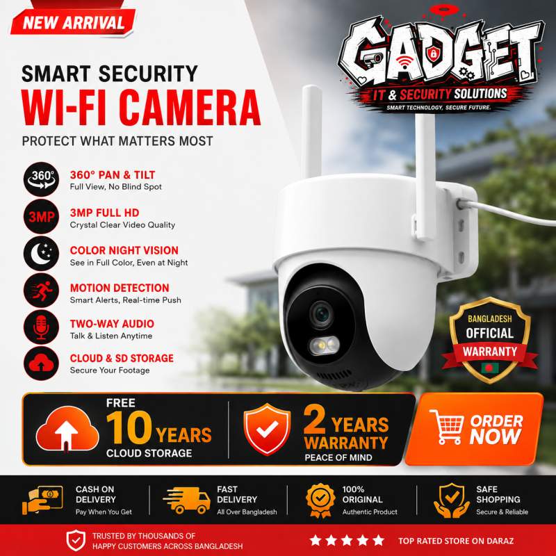 Picture of Meari S2 Plus 4MP Outdoor Smart PTZ WiFi IP Camera | AI Human Detection | Auto Tracking | Color Night Vision | Two-Way Audio | IP66 | Dual Band WiFi | 10 Years Free Cloud Storage White