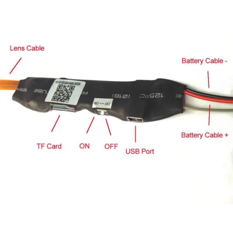 Picture of Full HD 1080P Wifi ip P2P Module Mini DV DVR Wireless IP Surveillance Security Ribbon Camera-S06 Black