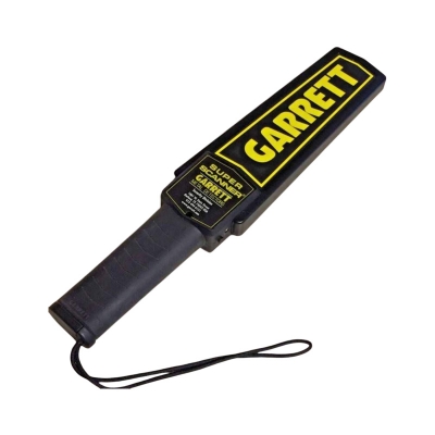 Picture of Super Scanner Hand Held Metal Detector | High Sensitivity Security Metal Detector Wand | Sound & LED Alarm | Portable Metal Scanner White