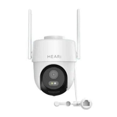 Picture of Meari S2 Plus 4MP Outdoor Smart PTZ WiFi IP Camera | AI Human Detection | Auto Tracking | Color Night Vision | Two-Way Audio | IP66 | Dual Band WiFi | 10 Years Free Cloud Storage White