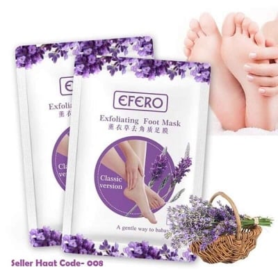 Picture of EFERO Lavender Essence Foot Peeling Renewal Exfoliating Remove Dead Skin Cuticles Heel Foot Odor-Purple