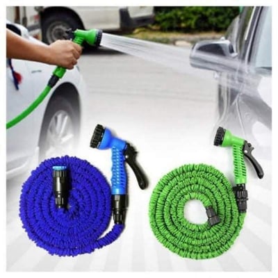 Picture of Magic Hose Pipe for Car Wash (100 Feet) Without Box-Multicolor