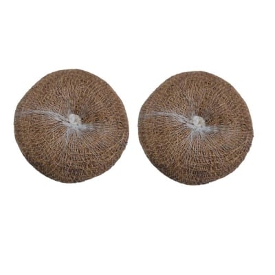 Picture of Coconut Fibre Scrubber Natural, Organic and Eco friendly (2pcs)