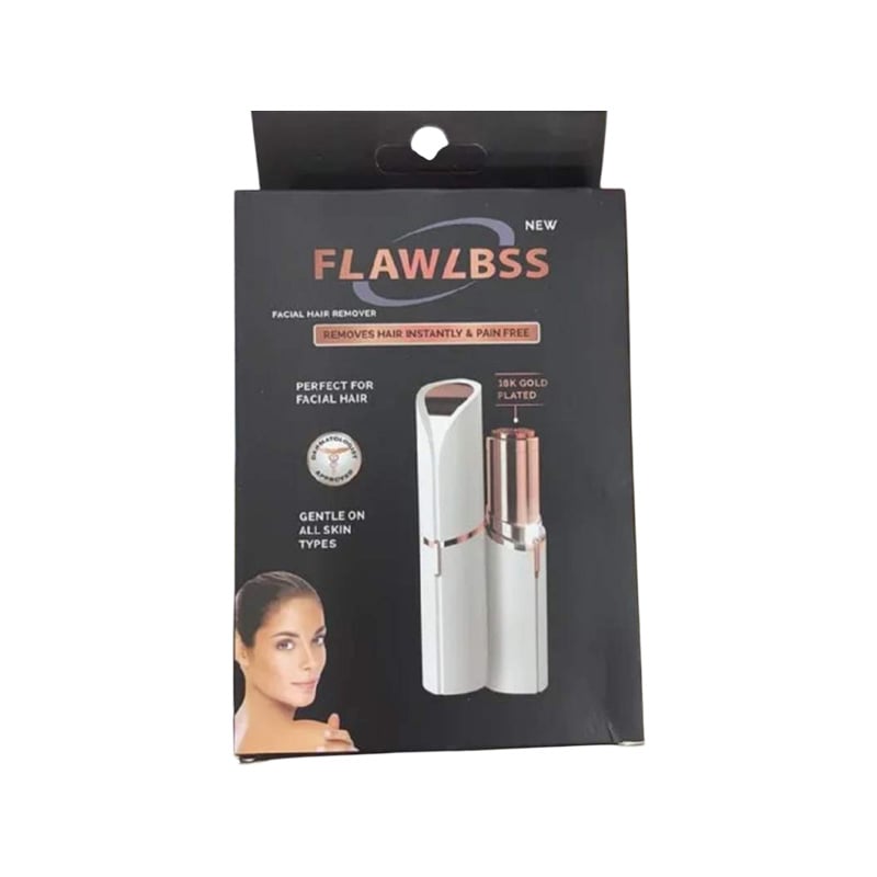 Picture of Flawlbss Hair Remover For Professional, USB Rechargeable Mini Flawless Electric Body Facial Hair Remover, hair remover with USB, rechargeable skin Hair remover-White