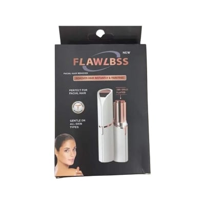Picture of Flawlbss Hair Remover For Professional, USB Rechargeable Mini Flawless Electric Body Facial Hair Remover, hair remover with USB, rechargeable skin Hair remover-White