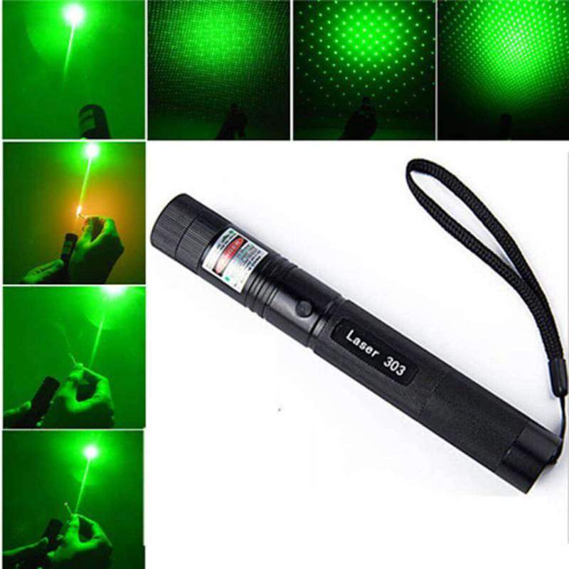 Picture of Rechargeable Laser Pointer Laser light Adjustable Focus (Professional)-Black