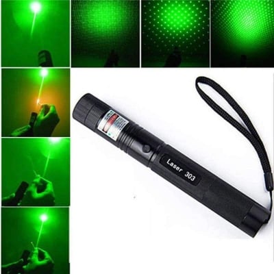 Picture of Rechargeable Laser Pointer Laser light Adjustable Focus (Professional)-Black
