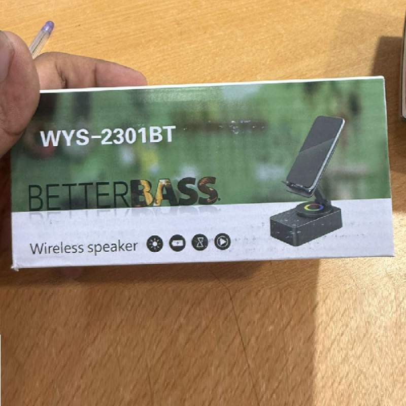 Picture of Phone Stand with Wireless Speaker-Black