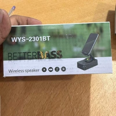 Picture of Phone Stand with Wireless Speaker-Black