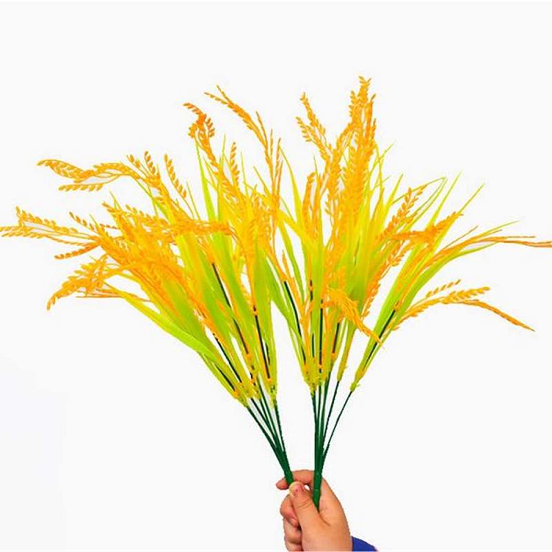 Picture of Dhaner Shish Artificial (Rice Ears) Single Stick 6 branch-Multicolor