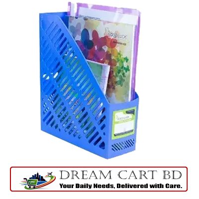 Picture of Good Lucktm Single File Holder (Document Magazine File Organizer) - Blue