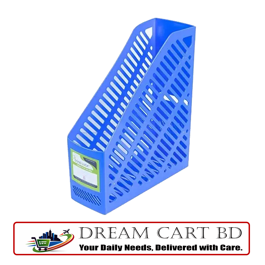 Picture of Good Lucktm Single File Holder (Document Magazine File Organizer) - multicolor
