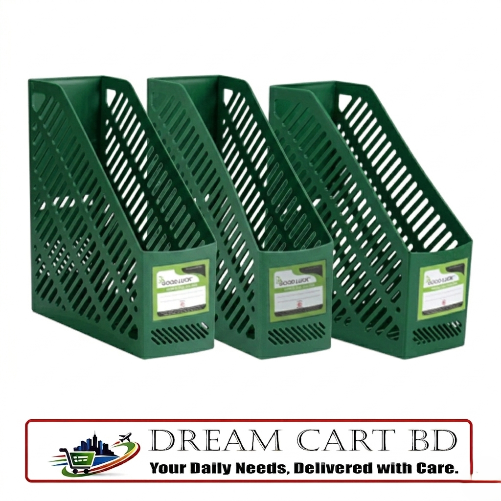 Picture of Good Lucktm Single File Holder (Document Magazine File Organizer) - multicolor