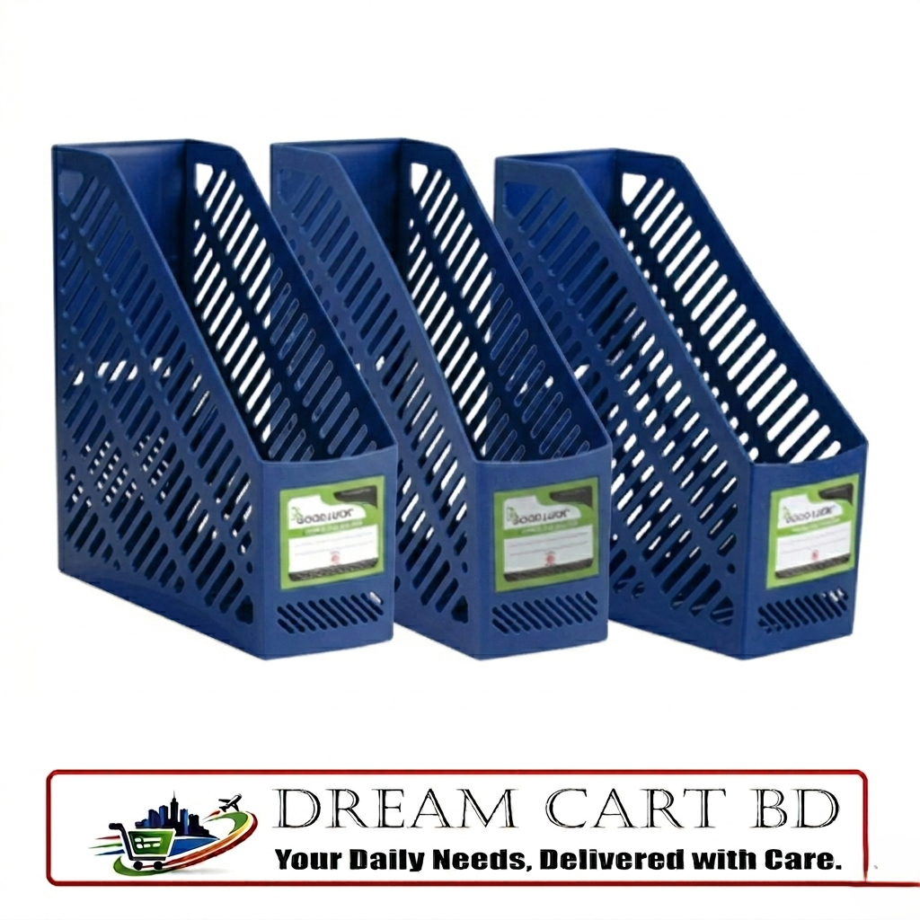 Picture of Good Lucktm Single File Holder (Document Magazine File Organizer) - multicolor