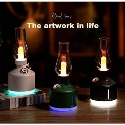 Picture of Kerosene Lamp Humidifier Wireless Fragrance Diffuser 280ML Essential Oil Diffuser Aromatherapy