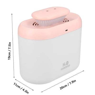Picture of A12 Double Nozzle Humidifier Desktop Convenient Intuitive Sturdy Durable Mist