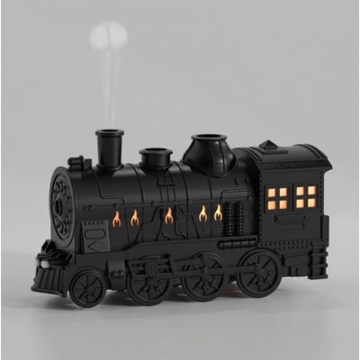 Picture of Creative Train Spit Ring Ultrasonic Air Humidifier Aromatherapy Home Bedroom Creative Essential Oil Burner Diffuser
