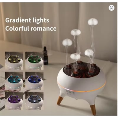 Picture of Dynamic Jellyfish Humidifier, 7 Colors LED Lights 250ml Essential Oil Diffuser,Remote Control Humidifier for Bedroom & Office