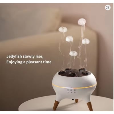 Picture of Dynamic Jellyfish Humidifier, 7 Colors LED Lights 250ml Essential Oil Diffuser,Remote Control Humidifier for Bedroom & Office