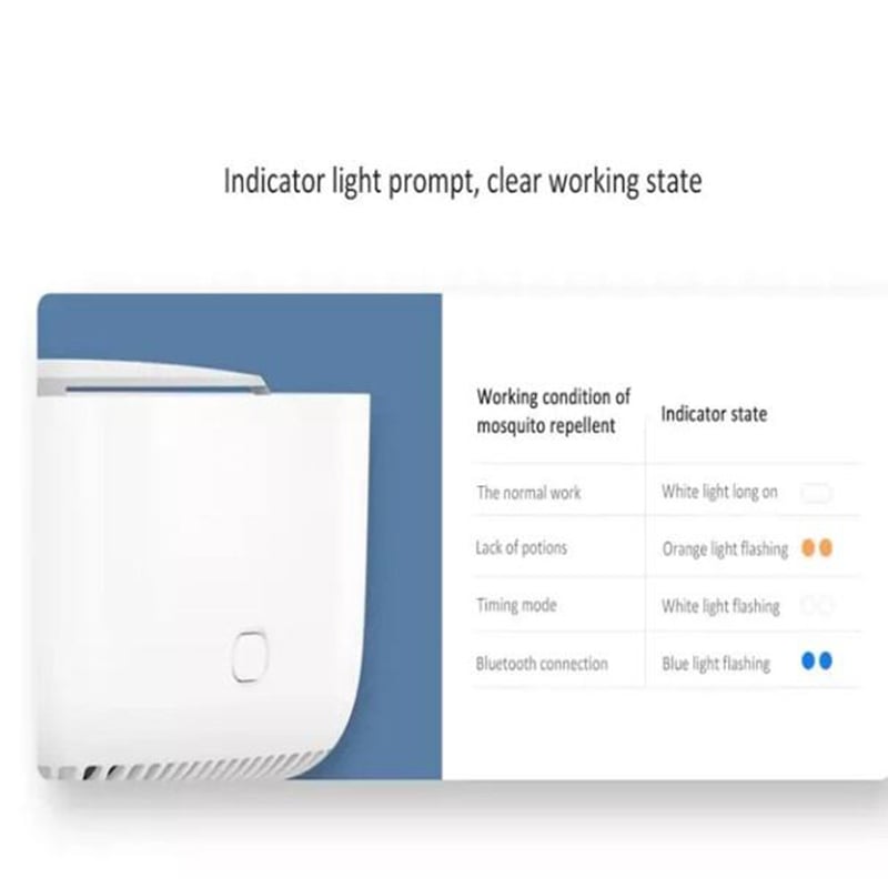 Picture of Xi aomi Mijia Smart Mosquito Killer 2 Bluetooth USB-C Repellent Mosquito Killer-White